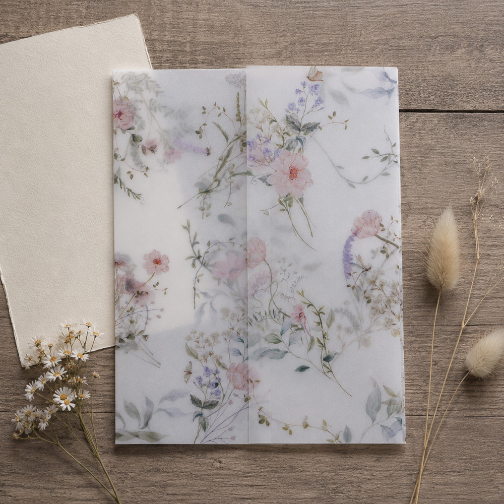 Wedding Envelopes - 20/50 unidades de Papel Vegetal com