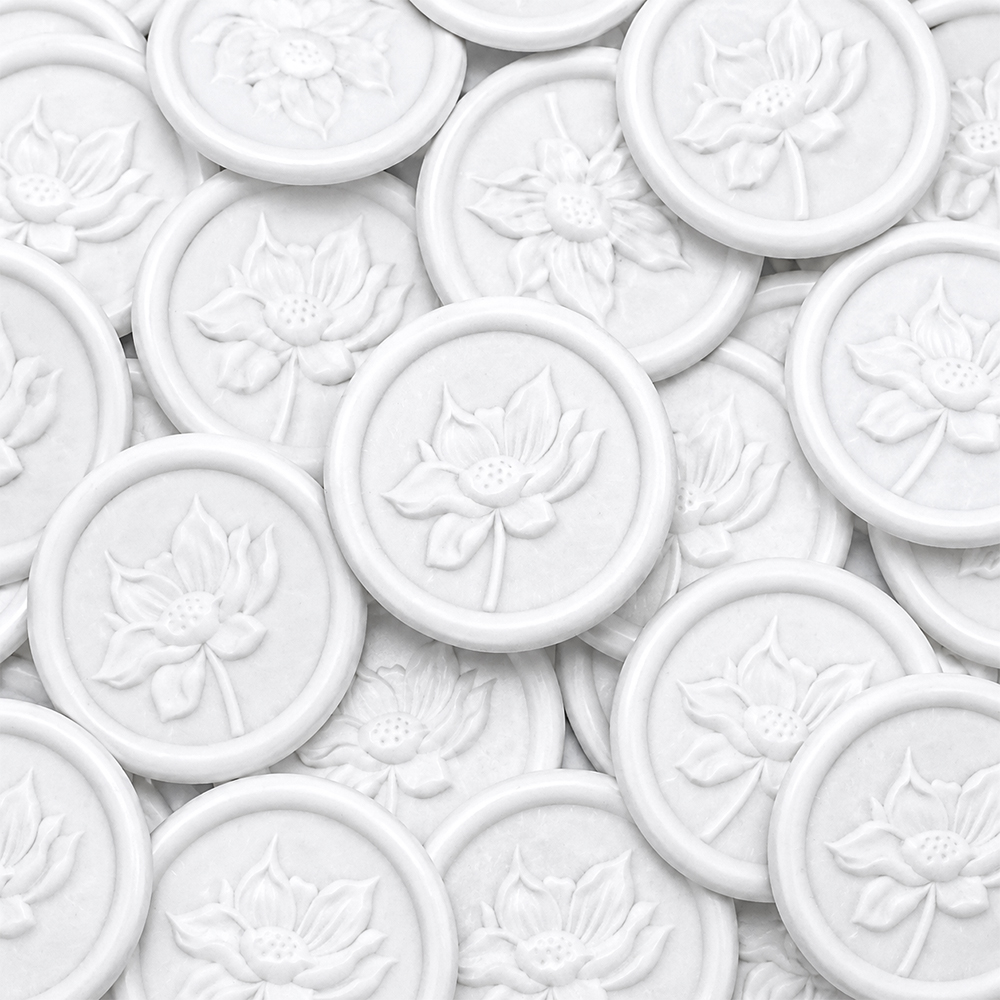 Wedding Envelopes - Adesivos de Cera Florais 3D de