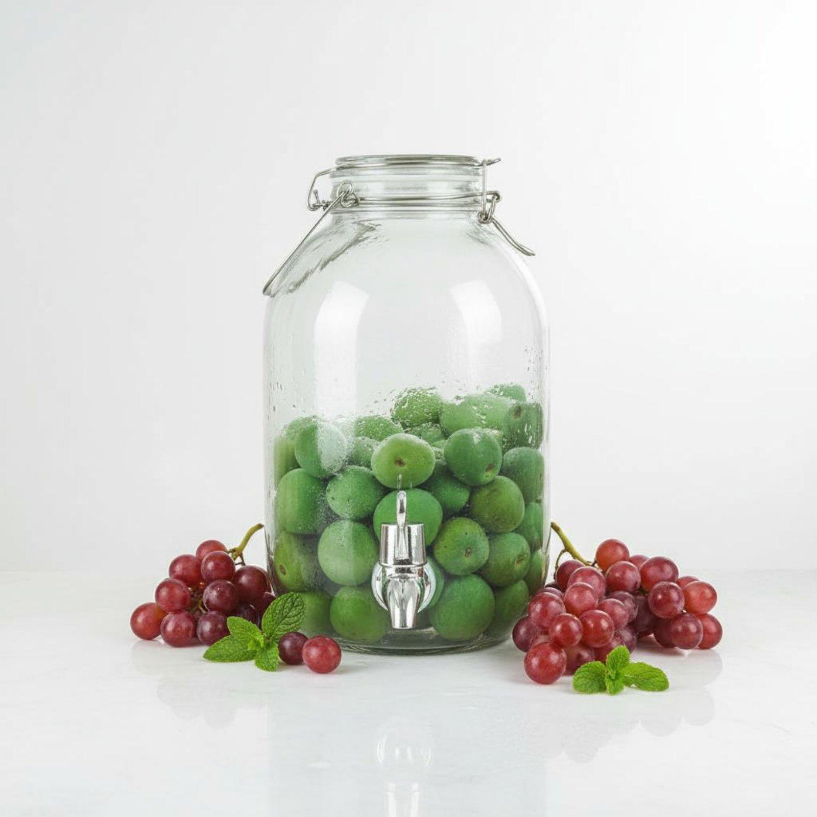 Wedding Tap - Jarra de Vidro com Torneira, Dispensador