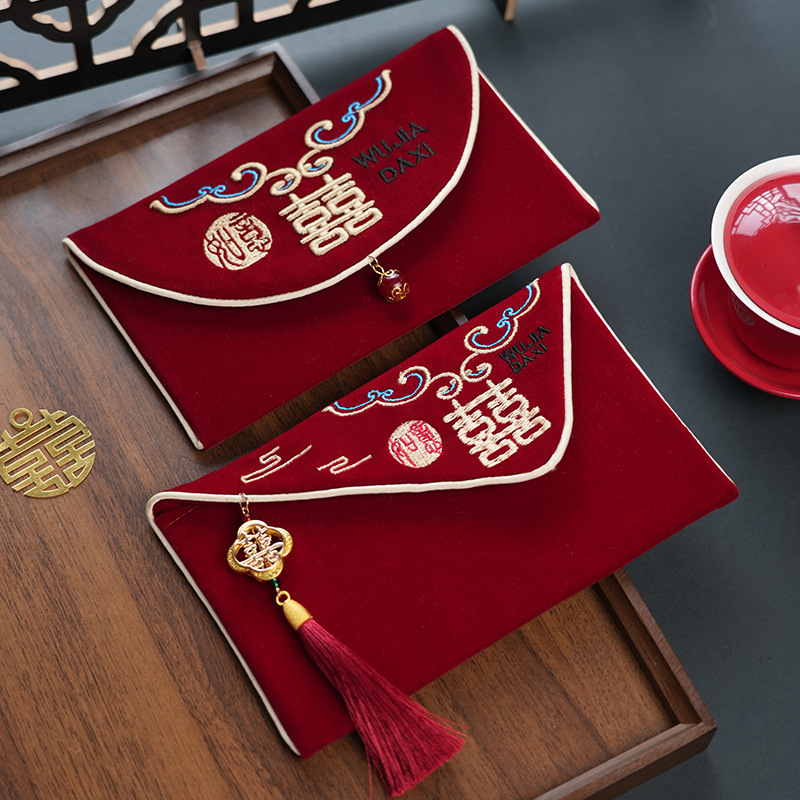 1 unidade de envelope vermelho - Wedding Envelopes avaliação e preço