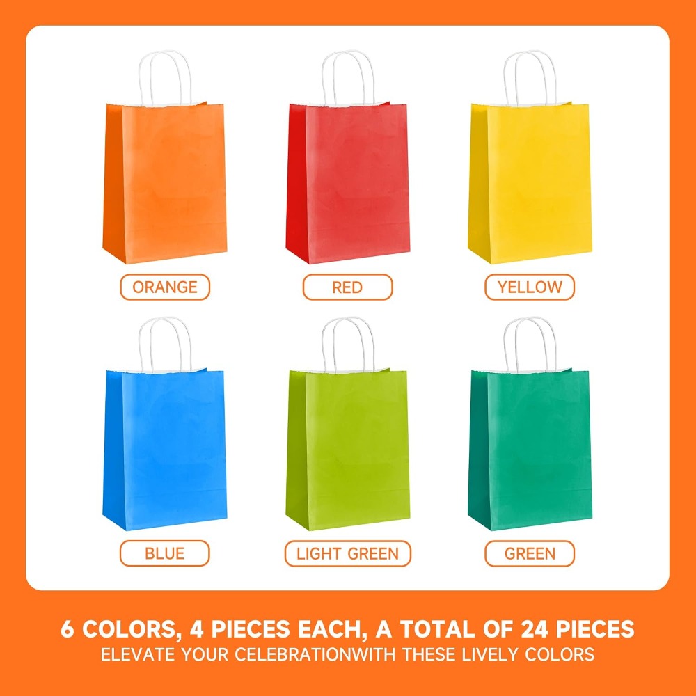 Pacote com 24 Sacolas de Papel - Wedding Supply In Bulk avaliação e preço