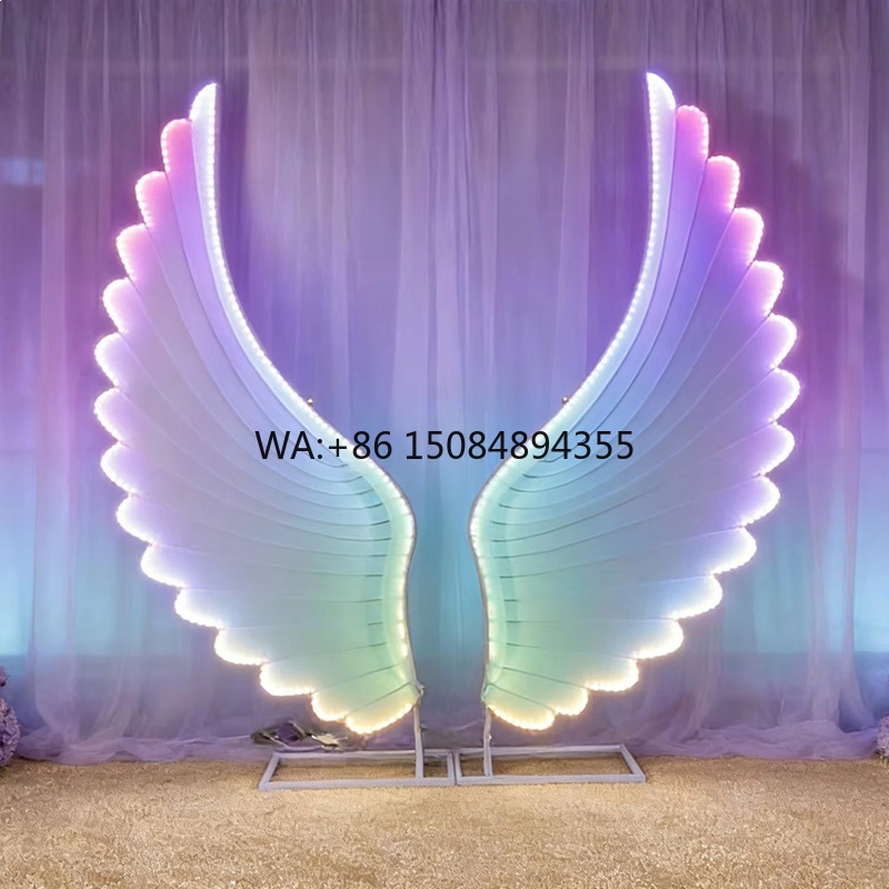 Asas de Anjo Iluminadas com LE - Wedding Led avaliação e preço
