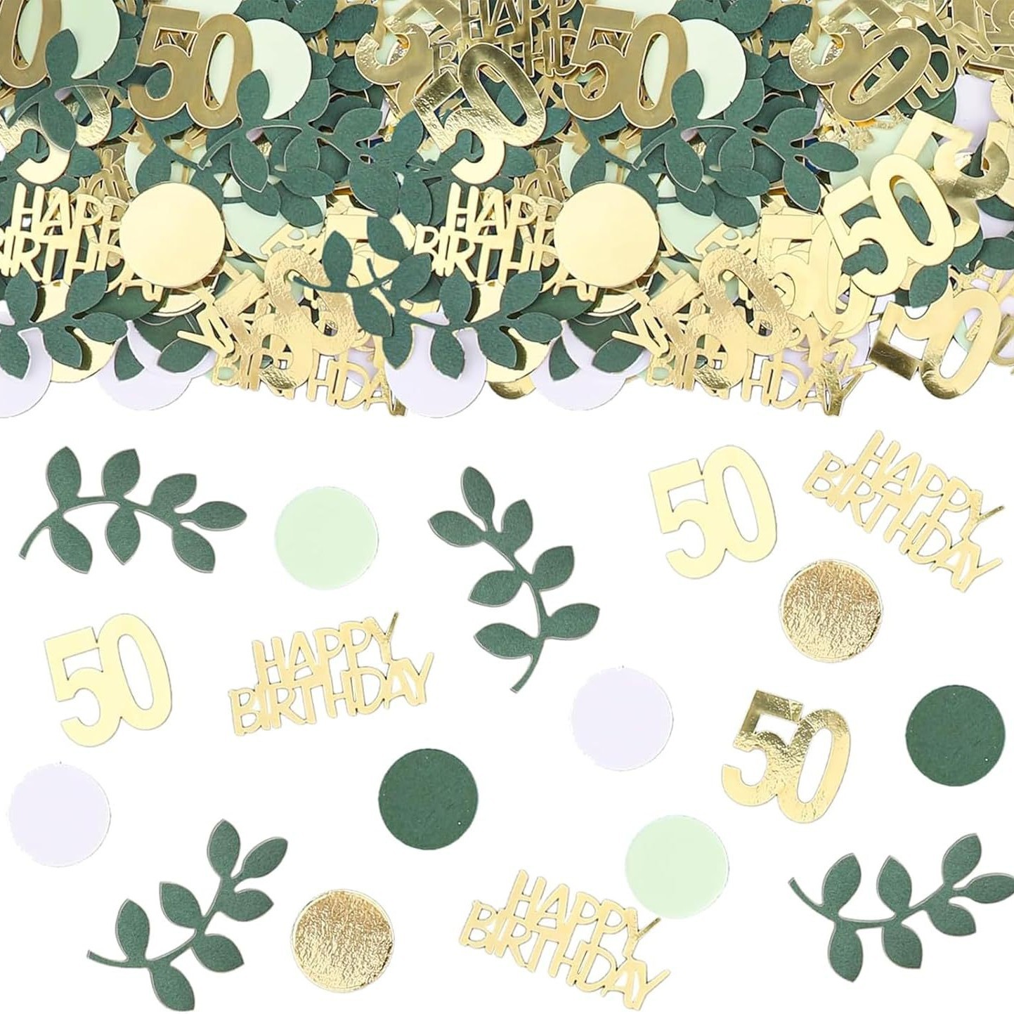 Confete de Aniversário com Núm - Table Number Gold avaliação e preço