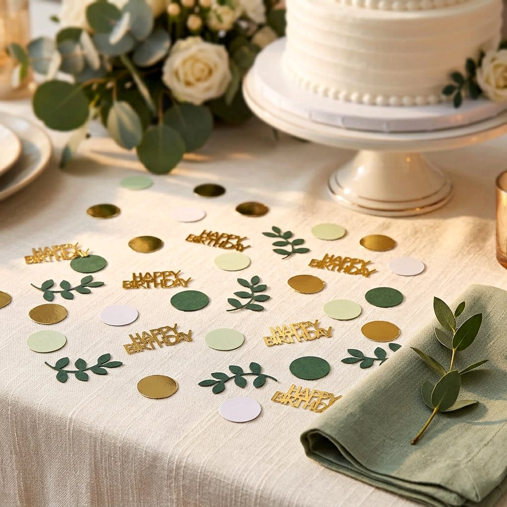 Confete de Aniversário com Núm - Table Number Gold avaliação e preço