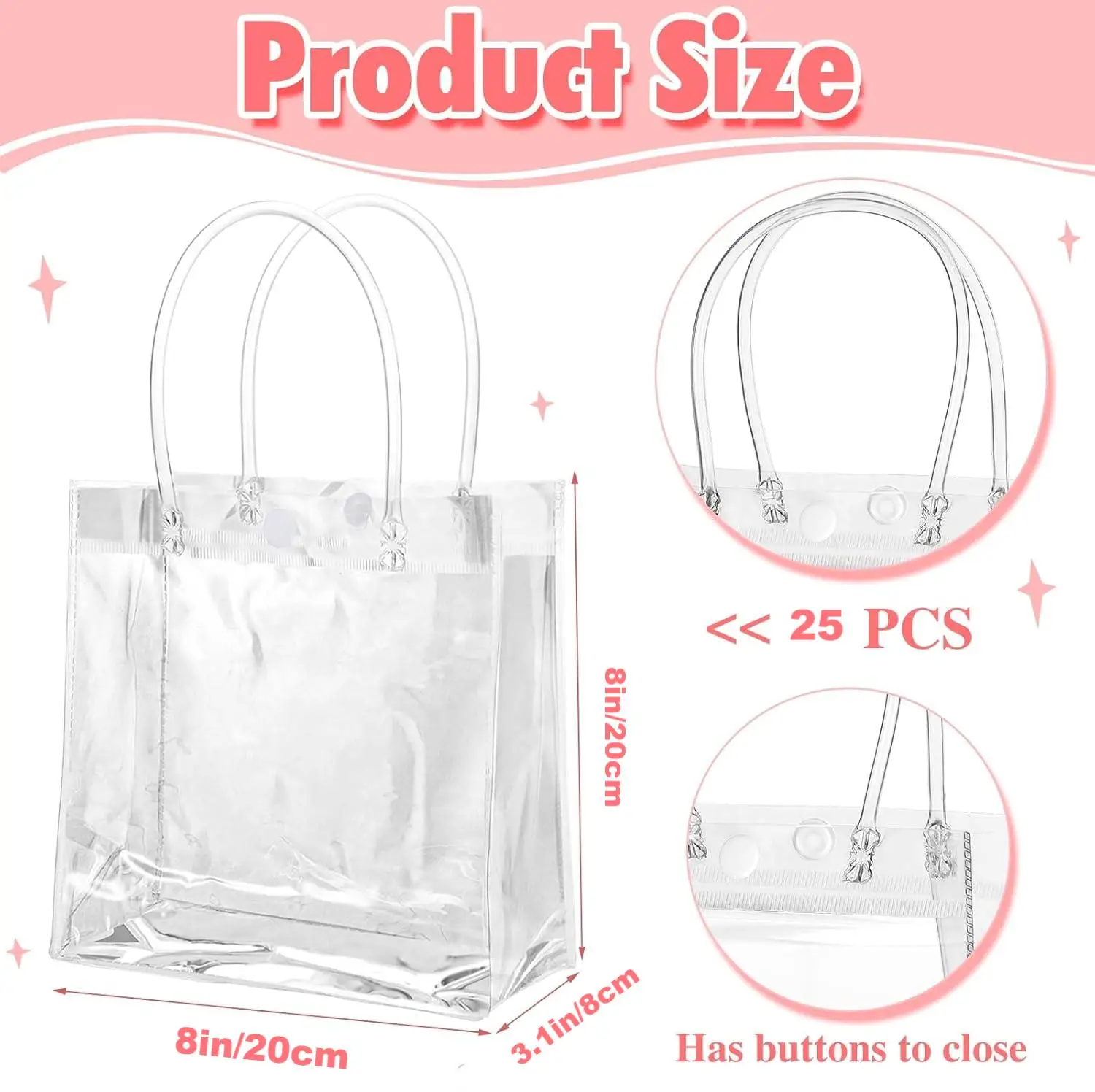 25 Sacolas Transparentes para  - Wedding Packaging avaliação e preço