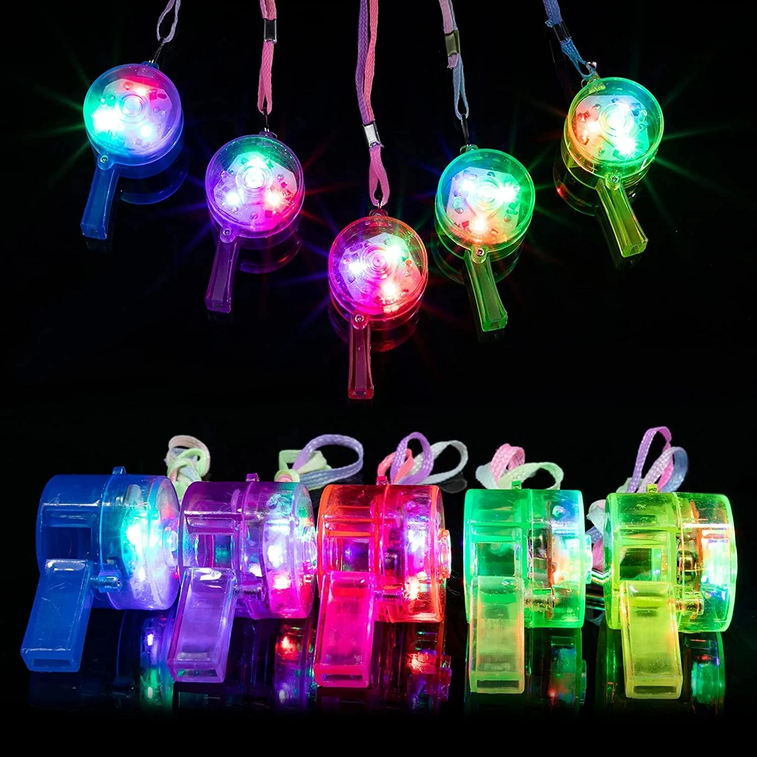 Apito LED que brilha no escuro - Wedding Supply In Bulk avaliação e preço