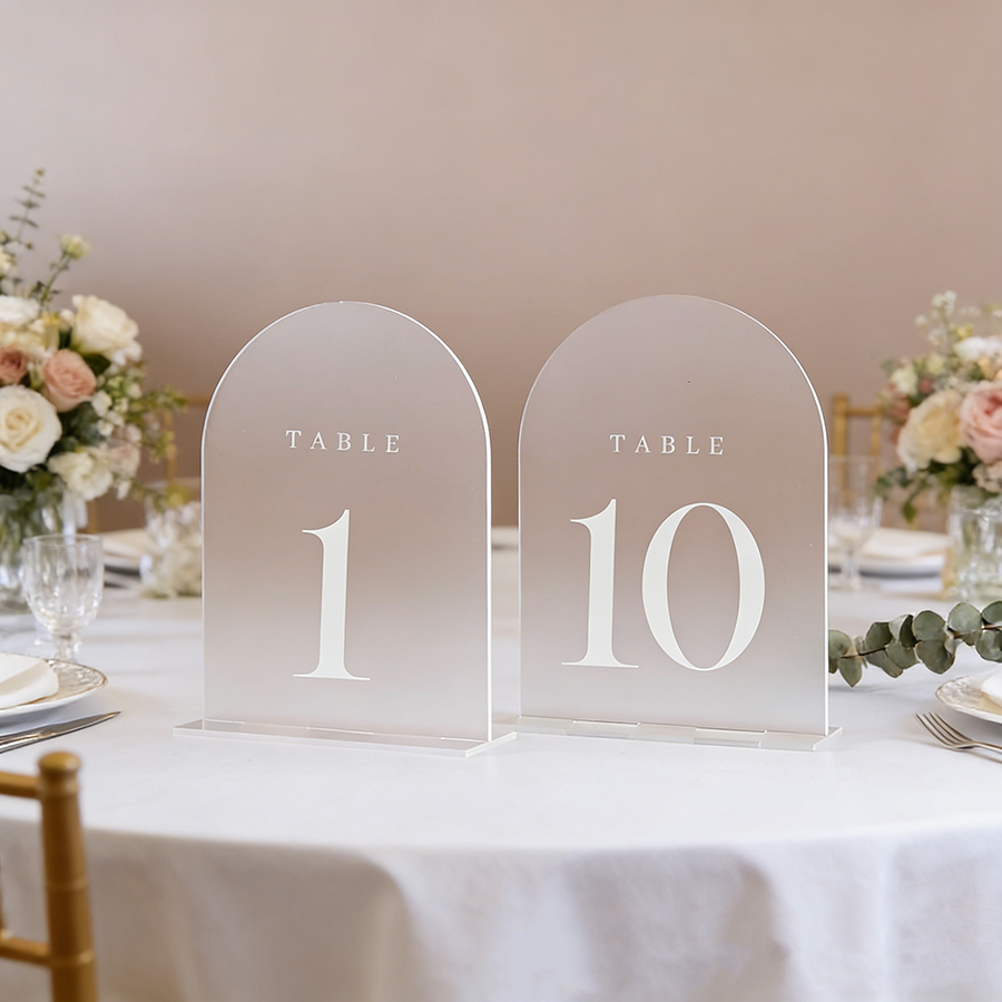 10 Peças de Arco de Acrílico T - Table Number Gold avaliação e preço
