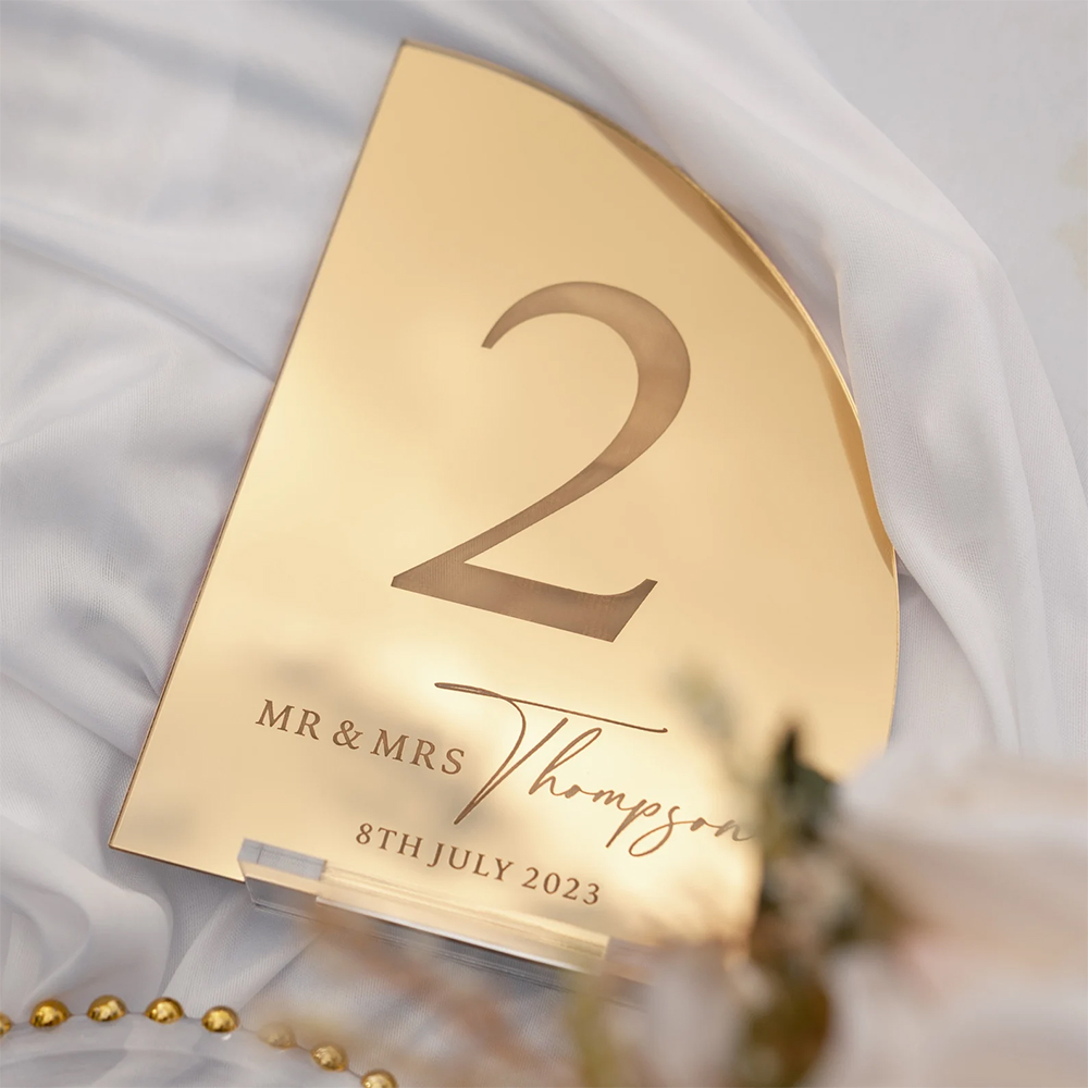 Placa de Bar Personalizada par - Table Number Gold avaliação e preço