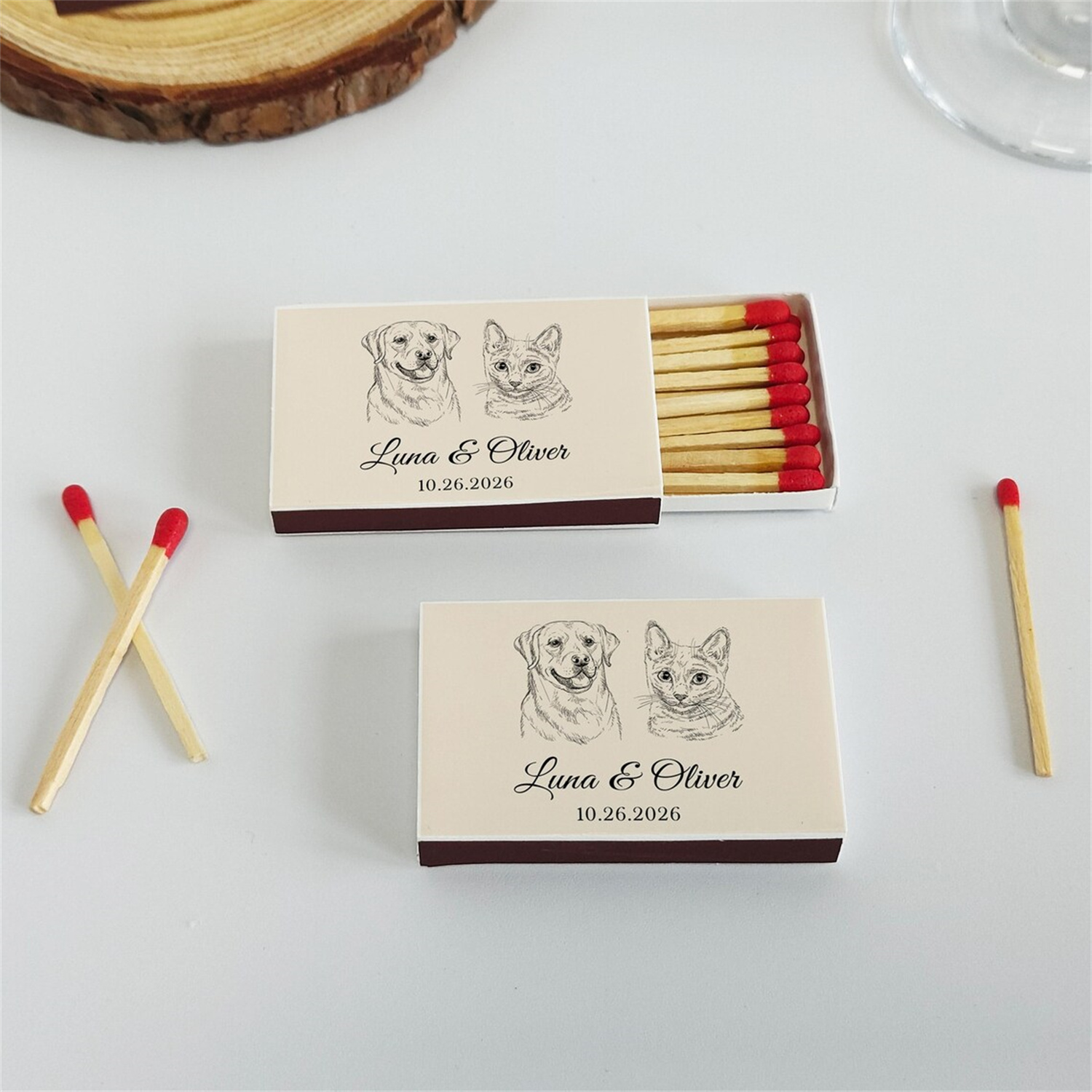 Caixas de Fósforos Personaliza - Wedding Supply In Bulk avaliação e preço