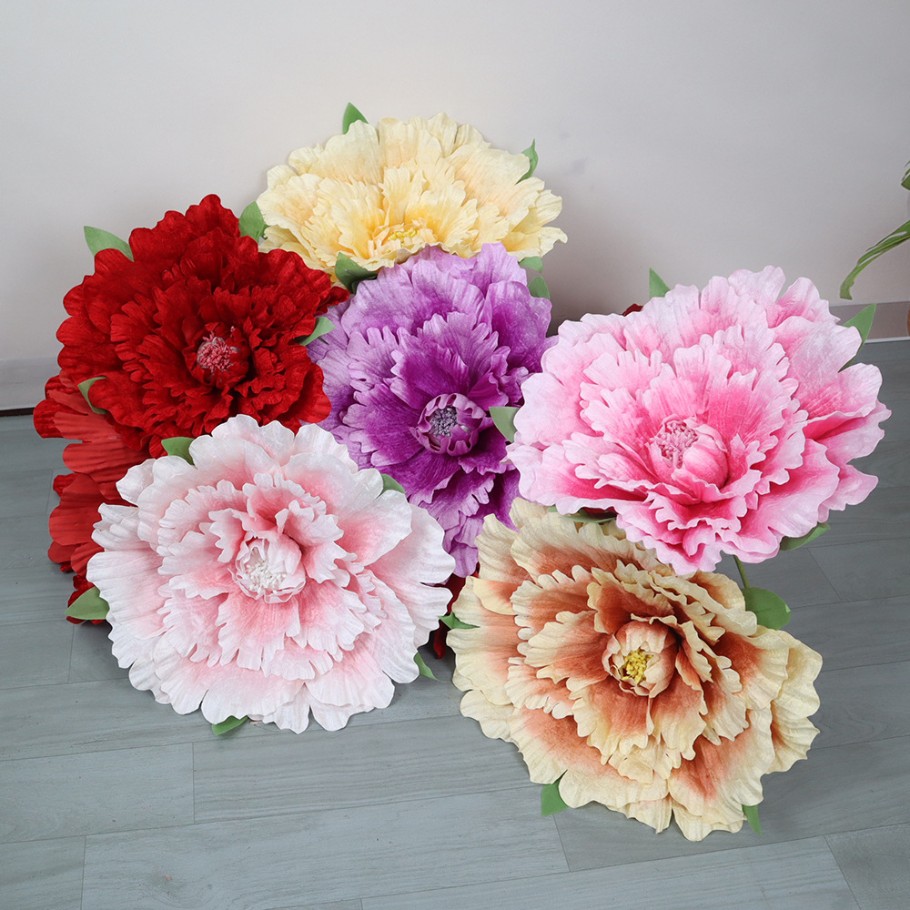 Flores de Peônia Gigantes de V - Wedding Supply In Bulk avaliação e preço