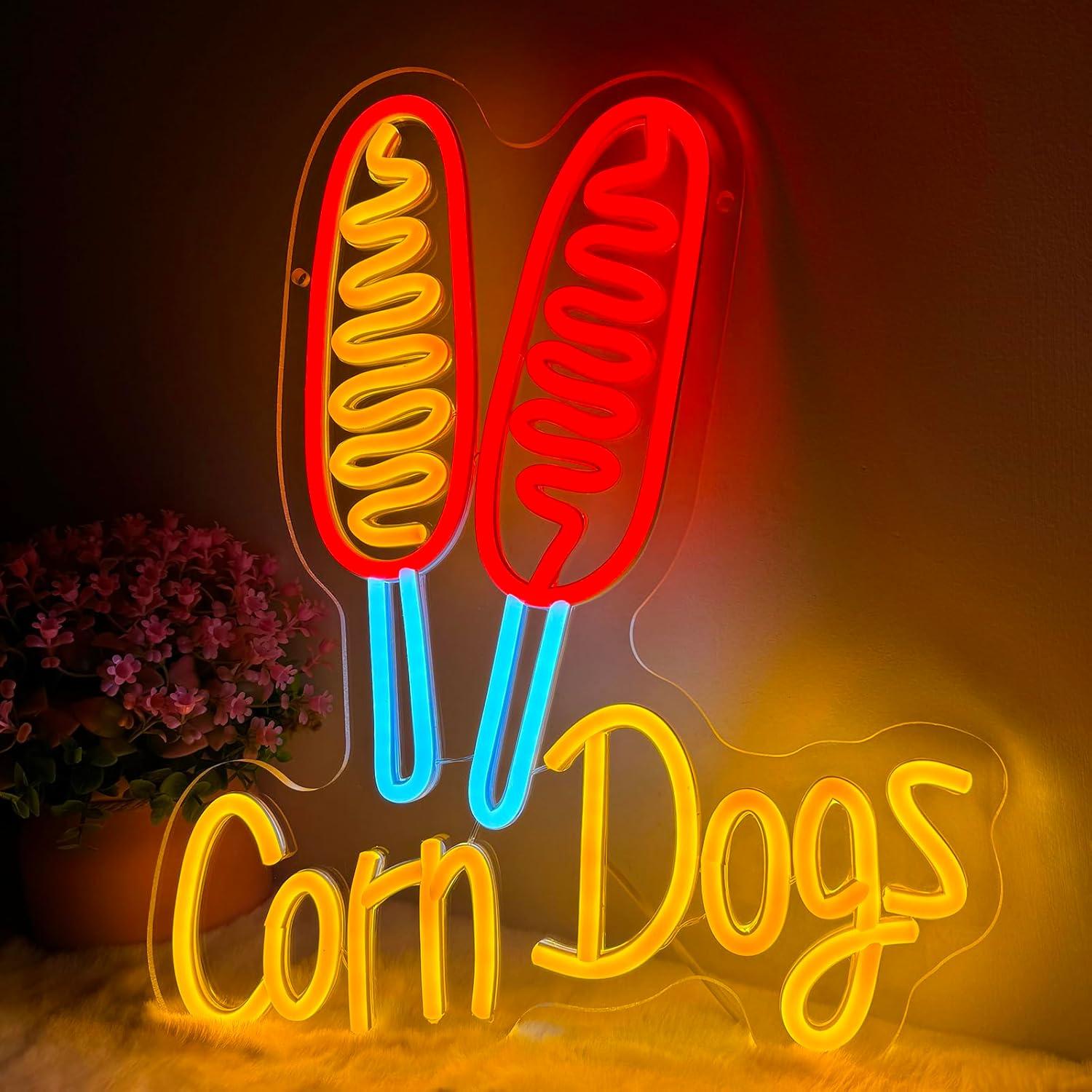 Letreiro Neon Corn Dog: Luzes  - Wedding Led avaliação e preço